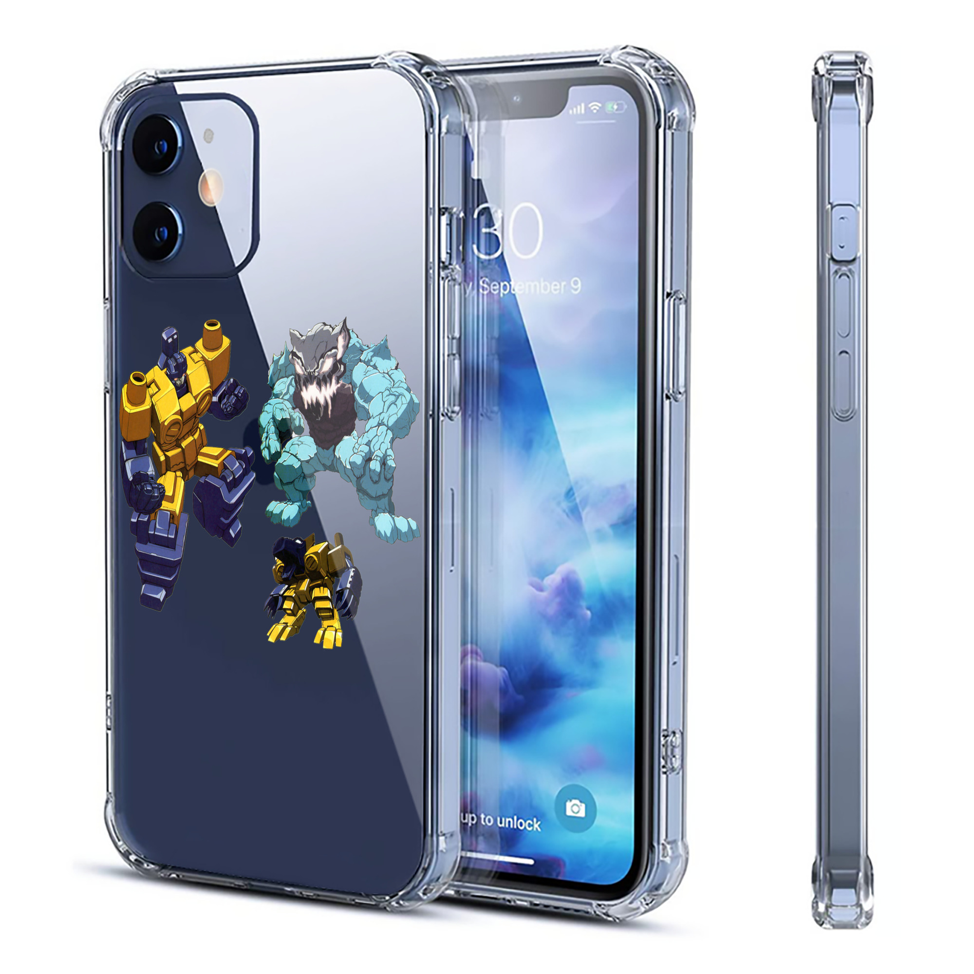 （画像用）  【iPhone 12シリーズ対応】透明スマホケース（クリアソフトケース）